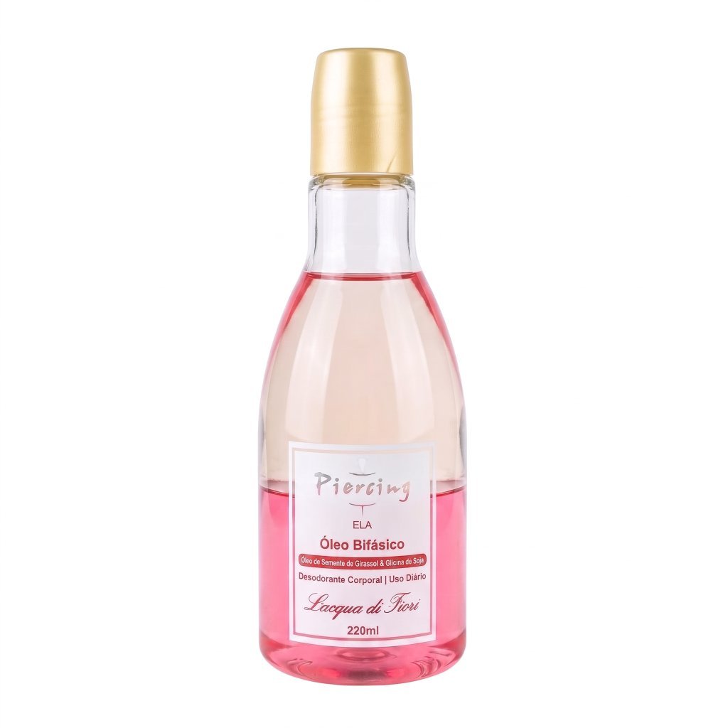 Óleo Bifásico Piercing Ela 220ml L'acqua di Fiori